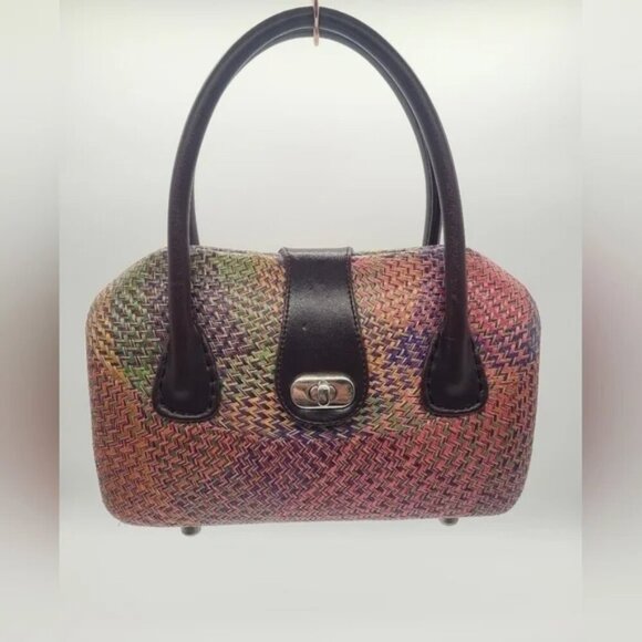 Le Sac Straw-like Hard-case Handbag​​ - Picture 1 of 6